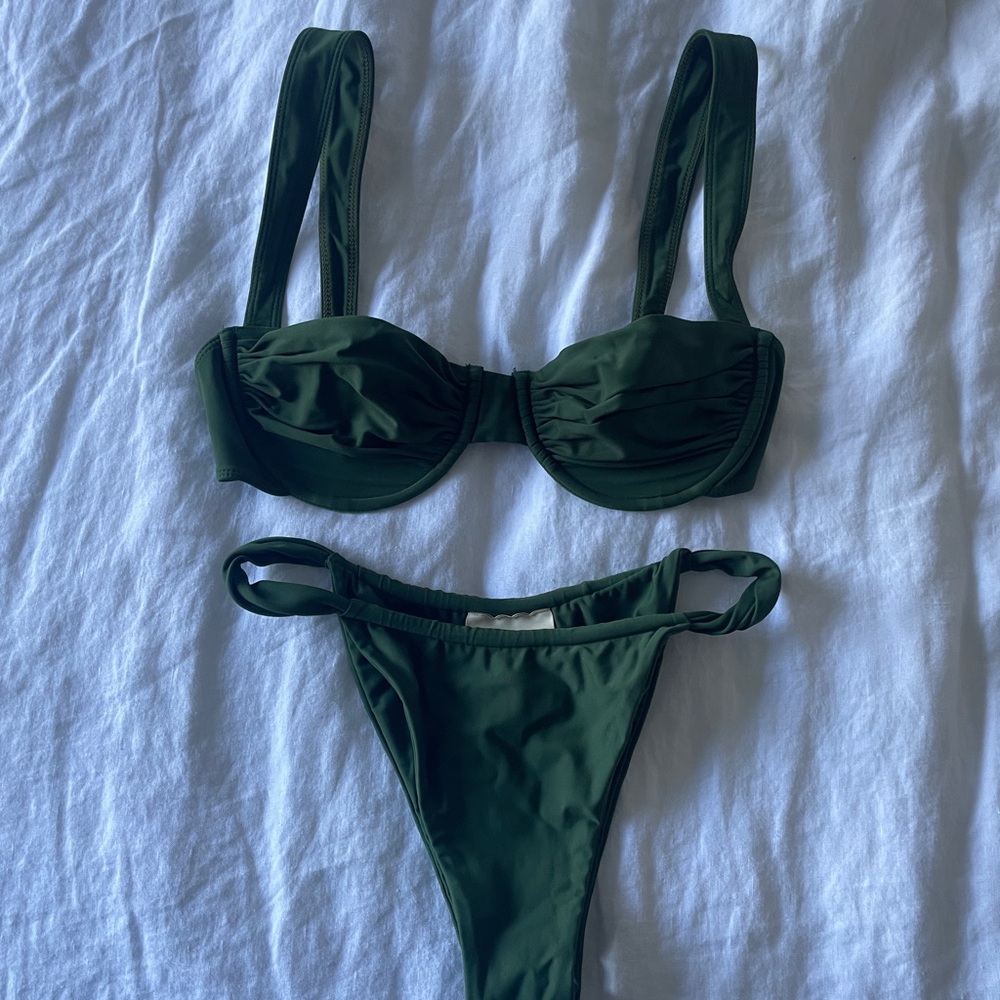 Belle The Label Green Oracle Bikini Set
